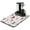 Delicate, variant on Black and White Cow Coffee Mat - Non-Slip Countertop Protector for Coffee Machines, Farmhouse Aesthetic