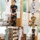 thumbnail image 5 of Chinese Traditional Qipao Dress Short Sleeve Satin Long Cheongsam Evening Gowns, 5 of 8