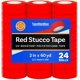 thumbnail image 1 of Cinta adhesiva de polietileno resistente a los rayos UV, color azul y rojo, 2 pulgadas x 55 m, 1 of 7