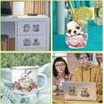 thumbnail image 6 of 10 Pcs Colorful Coffee Cup Animal Theme Cup Printing UV Transfer Papers 10 Styles Dog Cat Rabbit UV DTF Cup Wrap Stickers for 16 OZ Glass Cups Crafts 9.5x4.3inch Mixed Color, 6 of 9
