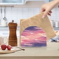 thumbnail image 6 of Table Napkin Holder, One Sizex2 Kitchen Napkin Holder Acrylic Napkin Holder Restaurant Napkin Holder Cartoon Beautiful Pink Sky, 6 of 9