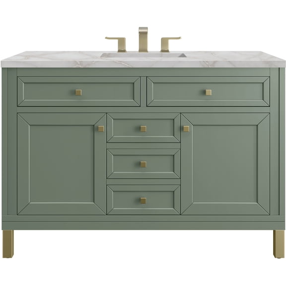 James Martin Vanities 503-V48-3Vsl Chicago 48" Free Standing Single Basin Vanity Set -