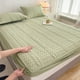 thumbnail image 5 of Xihbxyly Protector de Sábana Ajustable, Poliéster Suave y Transpirable, Acolchado Acogedor, Calidez Invernal, Tecnología Antideslizante, Fácil Cuidado, Lavable a Máquina, Uso Doméstico y Hotelero, 15, 5 of 6
