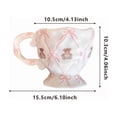 thumbnail image 3 of Elegante taza de café de cerámica con forma irregular - Taza única apta for lavavajillas for té, café y jugo - Perfecta for la oficina y fiestas de té, 3 of 4