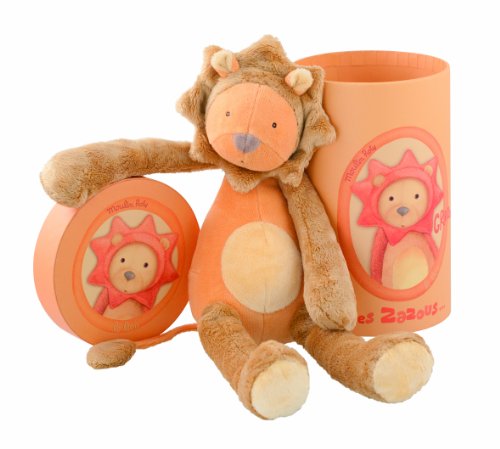Moulin Roty Les Zazou Plush Doll, Lion (Discontinued by Manufacturer)