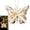 White, variant on Star Metal Christmas Tree Ornament, Silver Star Ornament with Silver Rope, Ideal Decoration Xmas Gift, Home Decor Accessories for Indoors Home Family Holiday and New Year Gift,Beige,11*11*1