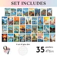 thumbnail image 3 of 97 Decor Travel 4x6 Vintage City Poster Set, 35 Pieces, 3 of 7