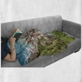 thumbnail image 6 of Coastal Soft Flannel Fleece Blanket, View of Vernezza Famous Fisherman Village Cinque Terre Italy Ligurian Sea Artwork, Cozy Plush for Indoor and Outdoor Use, 50" x 70", Multicolor, by Ambesonne, 6 of 6