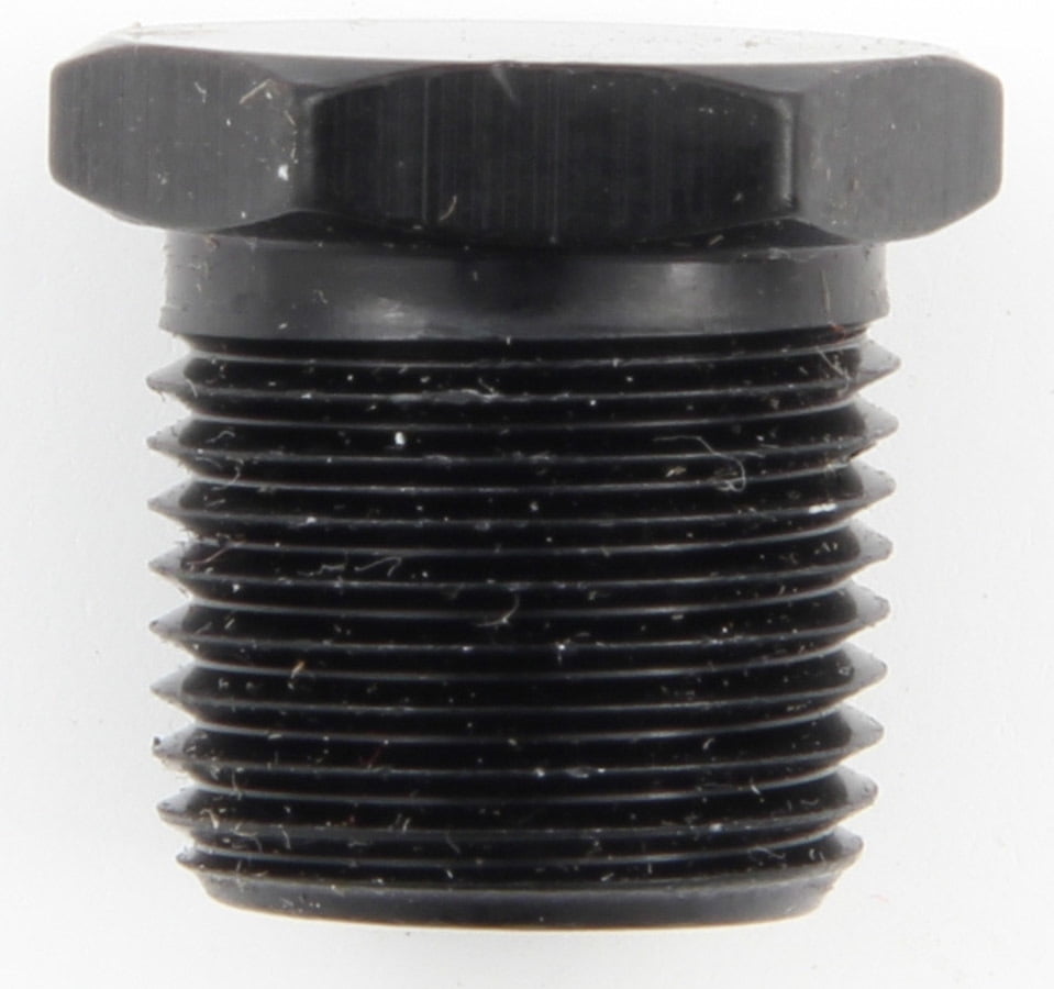 Performance Fittings Aluminum Hex Plug 1 4 NPT Pipe Black 22206BLK performance-fittings-aluminum-hex-plug-1-4-npt-pipe-black-22206blk
