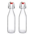 thumbnail image 1 of Botellas de vidrio JOBVERT con tapa basculante de 500 ml (paquete de 2) para fermentación, 1 of 7