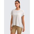 thumbnail image 2 of Remera CRZ YOGA Holgada y Suave para Yoga Blanca Lechosa XL, 2 of 5