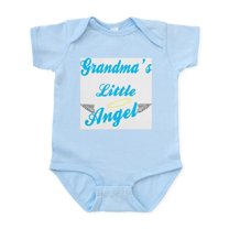 CafePress - Grandma's Angel Boy Infant Bodysuit - Baby Light Bodysuit, Size Newborn - 24 Months