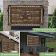 thumbnail image 2 of Outdoor TV Cover 52 to 55 Inches, Country Star Farmhouse Texas Star Retro Wood Grain Waterproof and Weatherproof TV Cover with Remote Control Pocket, Flat Screen TV Cover Protector for Outside TV, 2 of 6