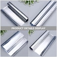 thumbnail image 4 of SOPOTUTU 1Pcs House Window Privacy Film Silver Heat Insulation for Office Workers Indoor Use, 4 of 7
