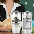 thumbnail image 3 of Teacher Christmas Gifts, Teacher Birthday Idea, Teacher Gifts for Women Men - Teacher Appreciation Week, Teachersaurus Gifts, Back to School 20 Oz Tumbler Mug/Cup (Teachersaurus), 3 of 6