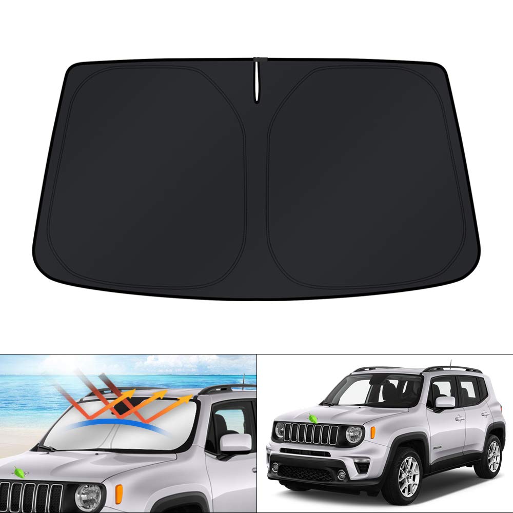 KUST Windshield Sun Shade for 20152023 Jeep Renegade Sunshade Window