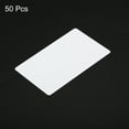 thumbnail image 3 of Uxcell Metal Business Cards Blank Name Card Sublimation Engraving Aluminum, White 50 Pack, 3 of 5