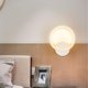 thumbnail image 3 of Aplique de pared LED para interiores, moderno, redondo, 12 W, blanco cálido, 3000 K, para dormitorio, sala de estar, escalera, pasillo, CA 220 V, 3 of 5