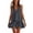 Dark Gray, variant on TAGOLD Womens Sleeveless V-Neck Dress Solid Color Loose Casual Dress Summer Outdoor Wear