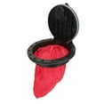 thumbnail image 3 of ABS Circular Type Compartment Cover Non-Slip Accessories for Canoeing Kayak Boat Black(8in ), 3 of 8