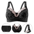 thumbnail image 5 of 36B Bras for Women 3 Pack Everyday Bra Women's Full Figure Wirefree Bra for women plus size No Wire Bra with Support A 36B, 5 of 6