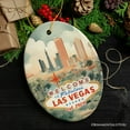 thumbnail image 4 of Vintage Hand Drawn Art of Las Vegas Ornament, Nevada Christmas Gift Souvenir, 4 of 7