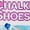 Pink, variant on Baby Says Chalkboard Shoes for Infants - Unisex Blue Sneakers - 0-3 Months
