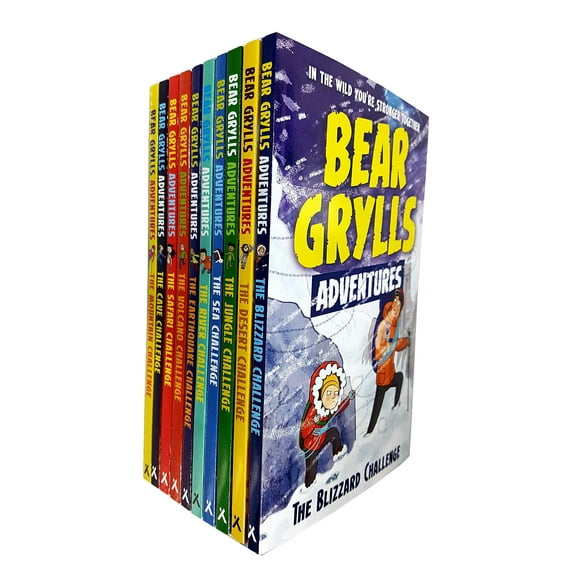 Bear Grylls Adventure Series Mountain Challenge 10 Books Collection Set