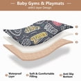thumbnail image 5 of WOBOGO The Pattern Of Coffee Dessert Baby Playmats Extra Large Waterproof Rollable Activity Pads for Toddlers 50×50inch, 5 of 7