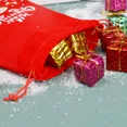 thumbnail image 3 of Christmas Velvet Drawstring Pouch - Santa Candy Gift Snack Wrapping, Xmas Party Favor & Jewelry Storage Bag, 3 of 8