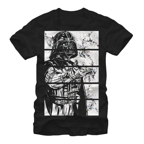 Men's Star Wars Darth Vader Cherry Blossoms  Graphic Tee Black Large