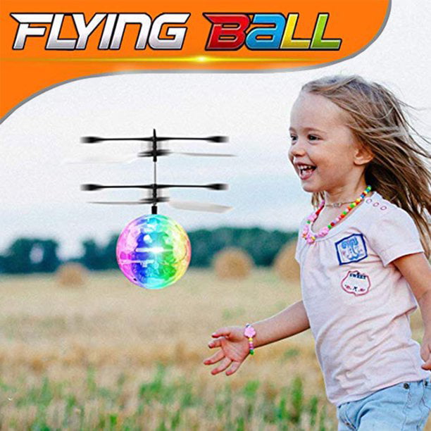 Hand Flying UFO Helicopter Ball LED Hovering Saucer Floating Airplane Juguete 