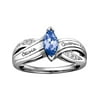 Keepsake Personalized Women's Marquis Bypass Fashion Class available in Valadium, Silver Plus, 10kt and 14kt Yellow and White Gold