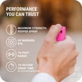 thumbnail image 4 of SABRE Pepper Spray with Quick Release Keychain, Pink, 1 Count, Pocket Pepper Sprays, 4 of 11