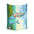 thumbnail image 2 of CADecor Tapestry Beautiful Sea Mermaid Wall Hanging Tapestry 60x80 inches, 2 of 2