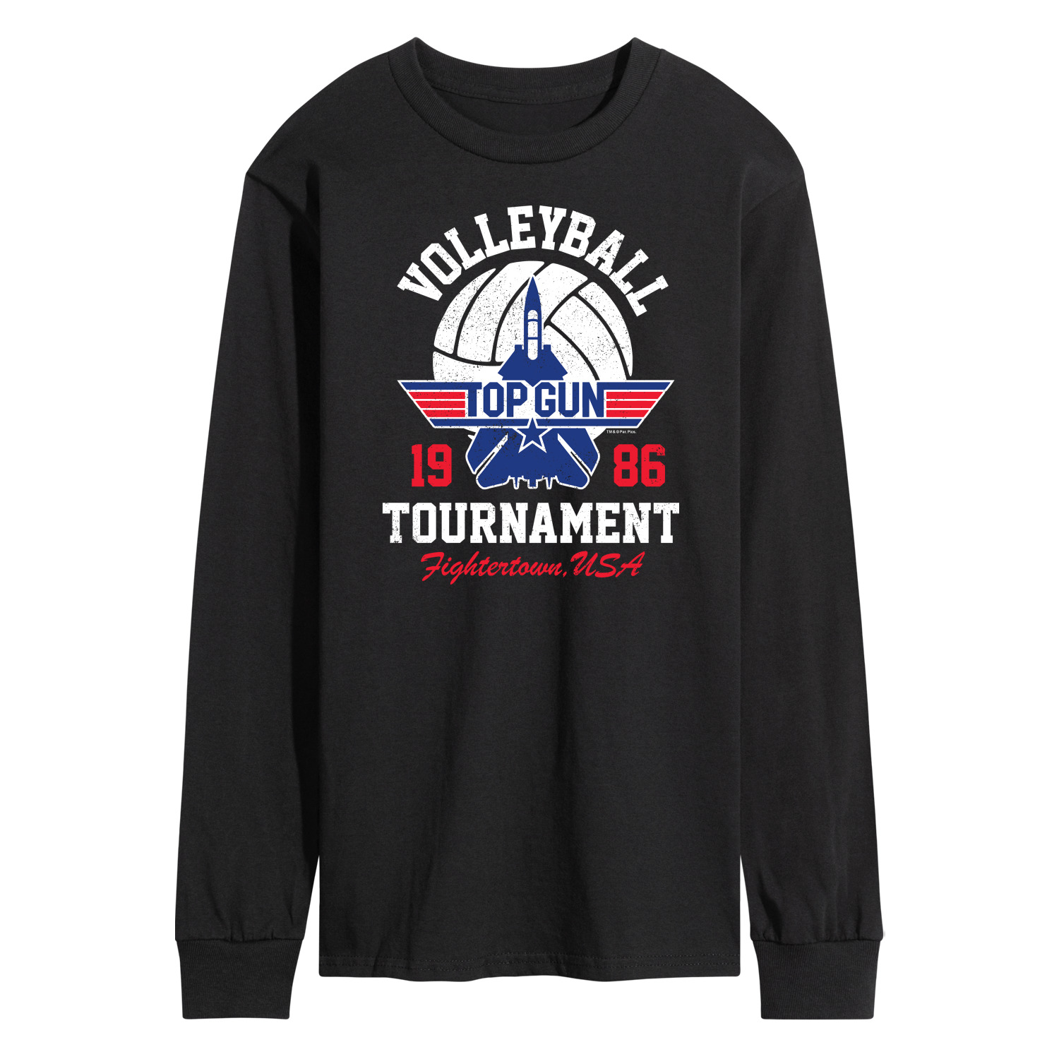 Top Gun - Volleyball Tournament - Men's Long Sleeve Graphic T
