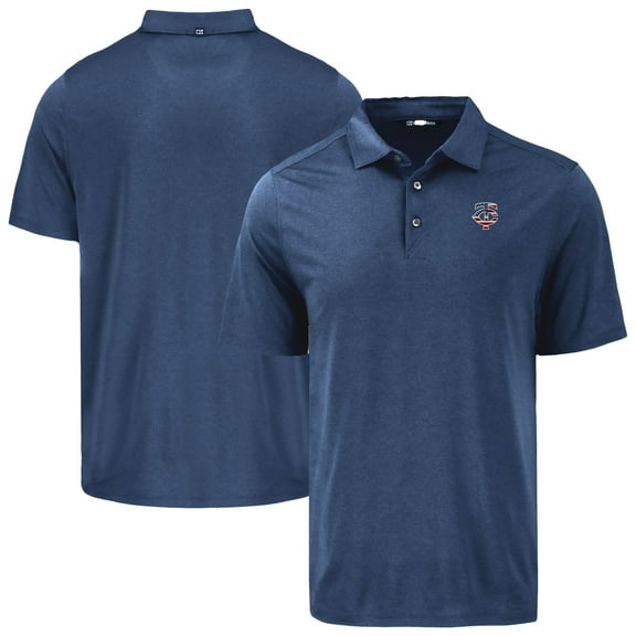 Men's Cutter & Buck Navy Minnesota Twins Coastline Epic Comfort Eco Recycled Polo