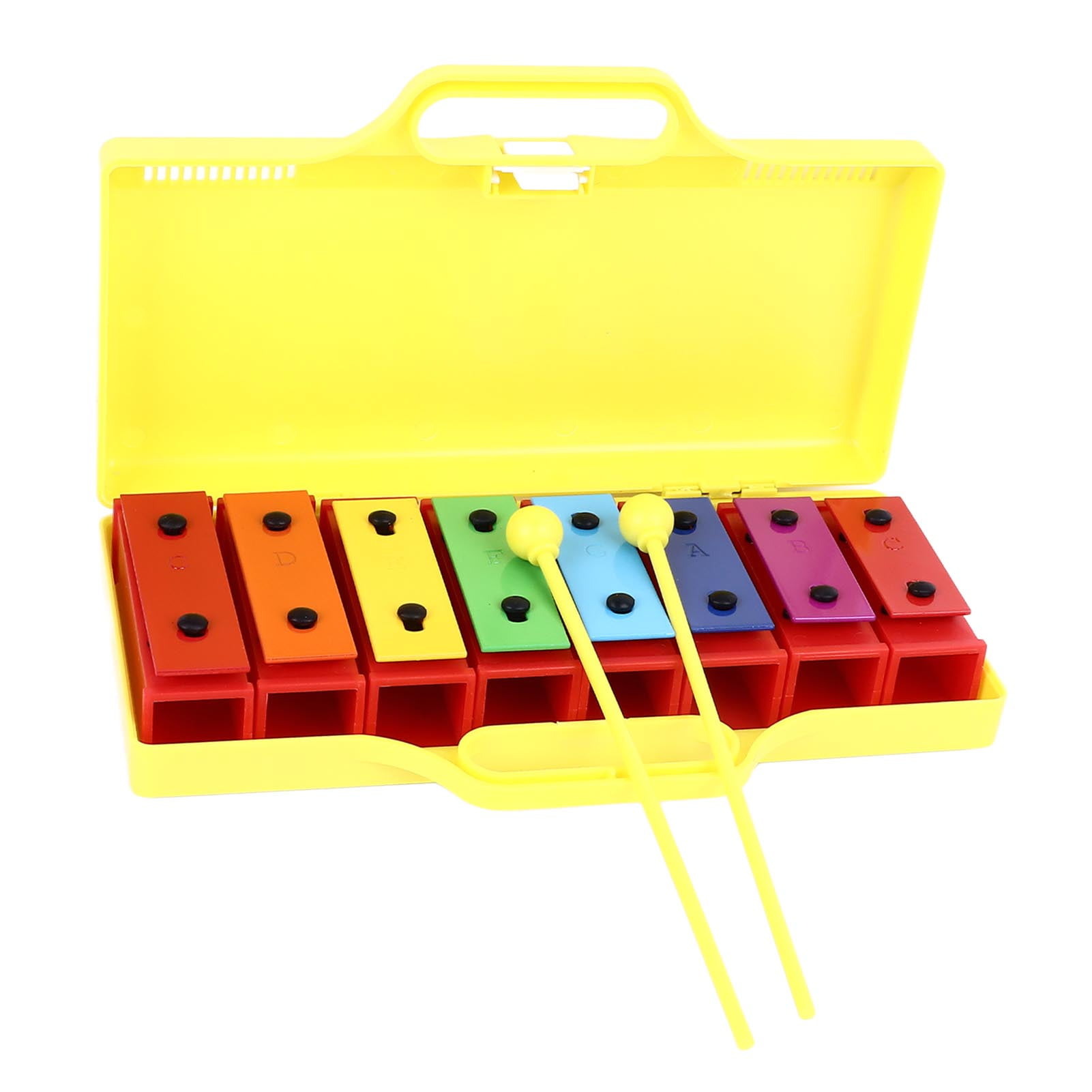 8 Notes Glockenspiel Glockenspiel, Kids Xylophone Musical Toy 8 Notes with Mallets for Music