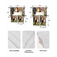 thumbnail image 5 of Vintage Rooster Swag Curtains for Living Room/Bedroom Windows, Farmhouse Animals Watercolor Floral Kitchen Curtains and Valances Set 36 Inch Length, Light Filtering Swags Valance Curtain Panels, 5 of 5