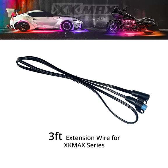 XK Glow MX-WIRE-3FT XKmax LIGHT ACCESSORIES