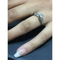 thumbnail image 3 of Pompeii 1ct Diamond Engagement Ring Five Stone 14k White Gold (G/H,I1-I2), 3 of 4