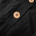 thumbnail image 4 of Loose Sleeveless Jumpsuit for Women V Neck Wide Leg Rompers Button Down One Piece Overalls Baggy Casual Vacationwear, 4 of 6
