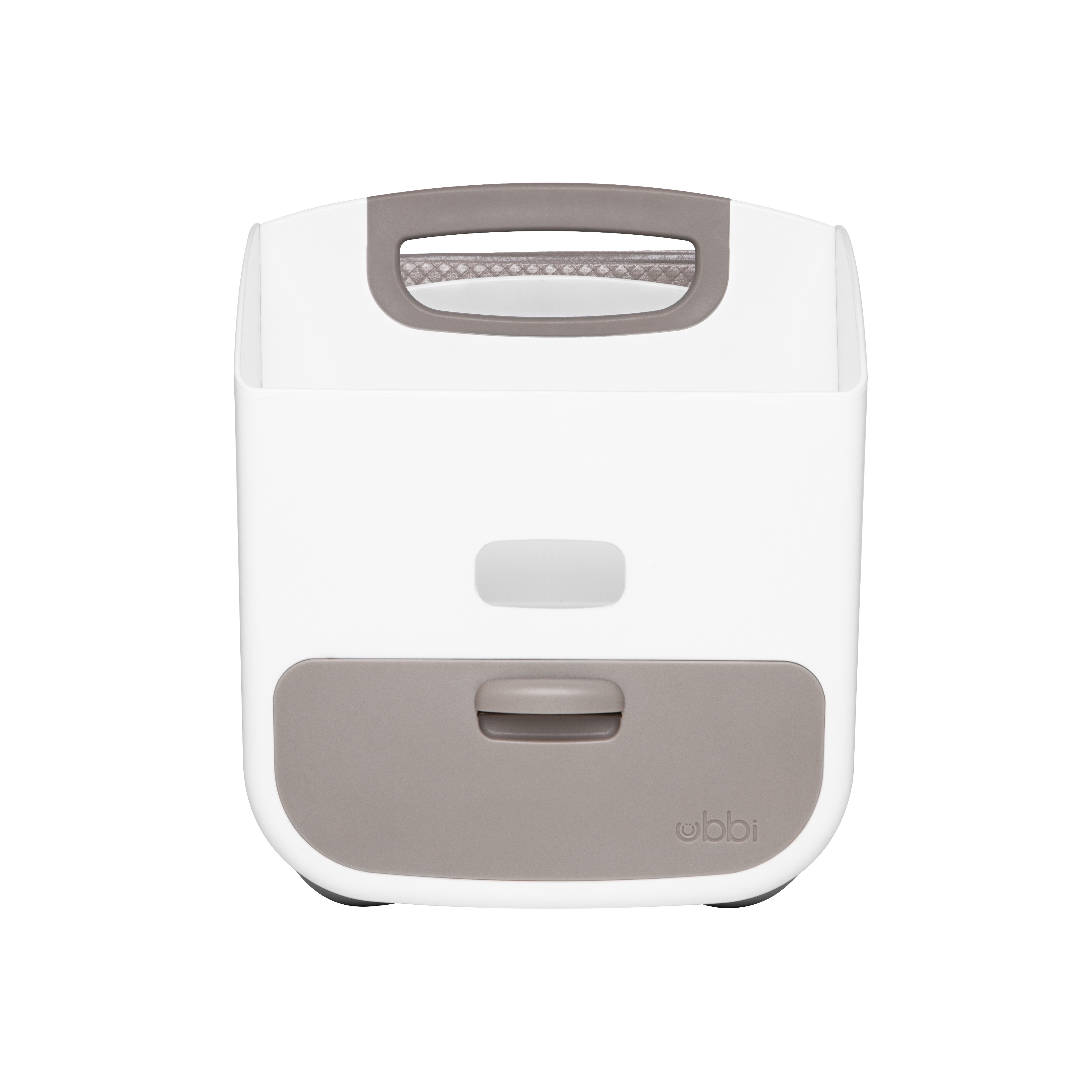 Ubbi Portable Diaper Caddy and Changing Mat for Baby, Storage, Caddy Organizer, Taupe