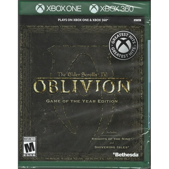 Oblivion Game of the Year Edition (Greatest Hits) (XB1 Packaging) Xbox 360 (Bran-093155118157