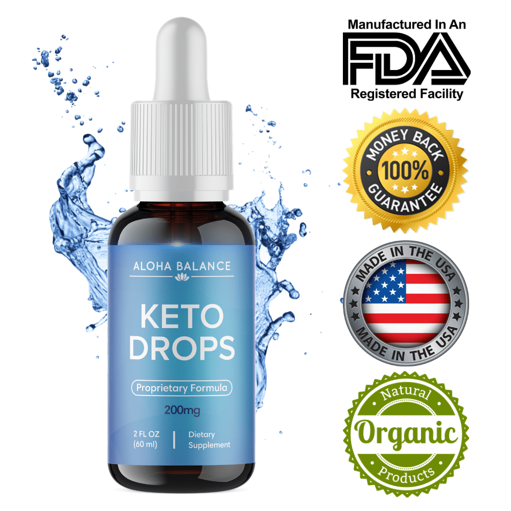 Keto Drops Diet Weight Loss Ketogenic Supplement Premium Fat Burner