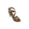 thumbnail image 1 of SANDALIAS TACONES VESTIR LEON MUJER DAMA CAFE TEXTIL 3231 LEON 3231, 1 of 3