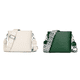 thumbnail image 1 of Bolso Hombro Cuero Genuino Bandolera Suave Tipo Cartera para Mujer () Blanco, 1 of 6