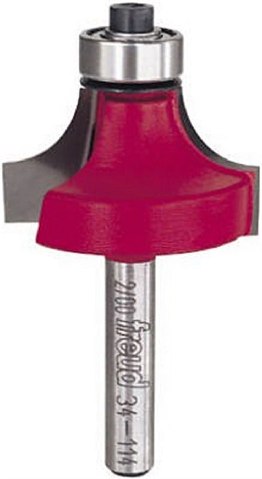 Freud 1-3/8 in. Dia. x 3/8 in. x 2-3/16 in. L Carbide Rounding Over Router Bit
