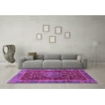 thumbnail image 3 of Ahgly Company Indoor Rectangle Abstract Purple Modern Area Rugs, 5' x 8', 3 of 4