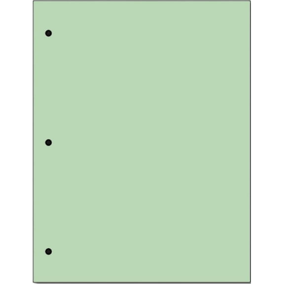 Copy And Printing Color Paper, 20. 3 Hole Punch 500 Sheets Per Ream. (Green)